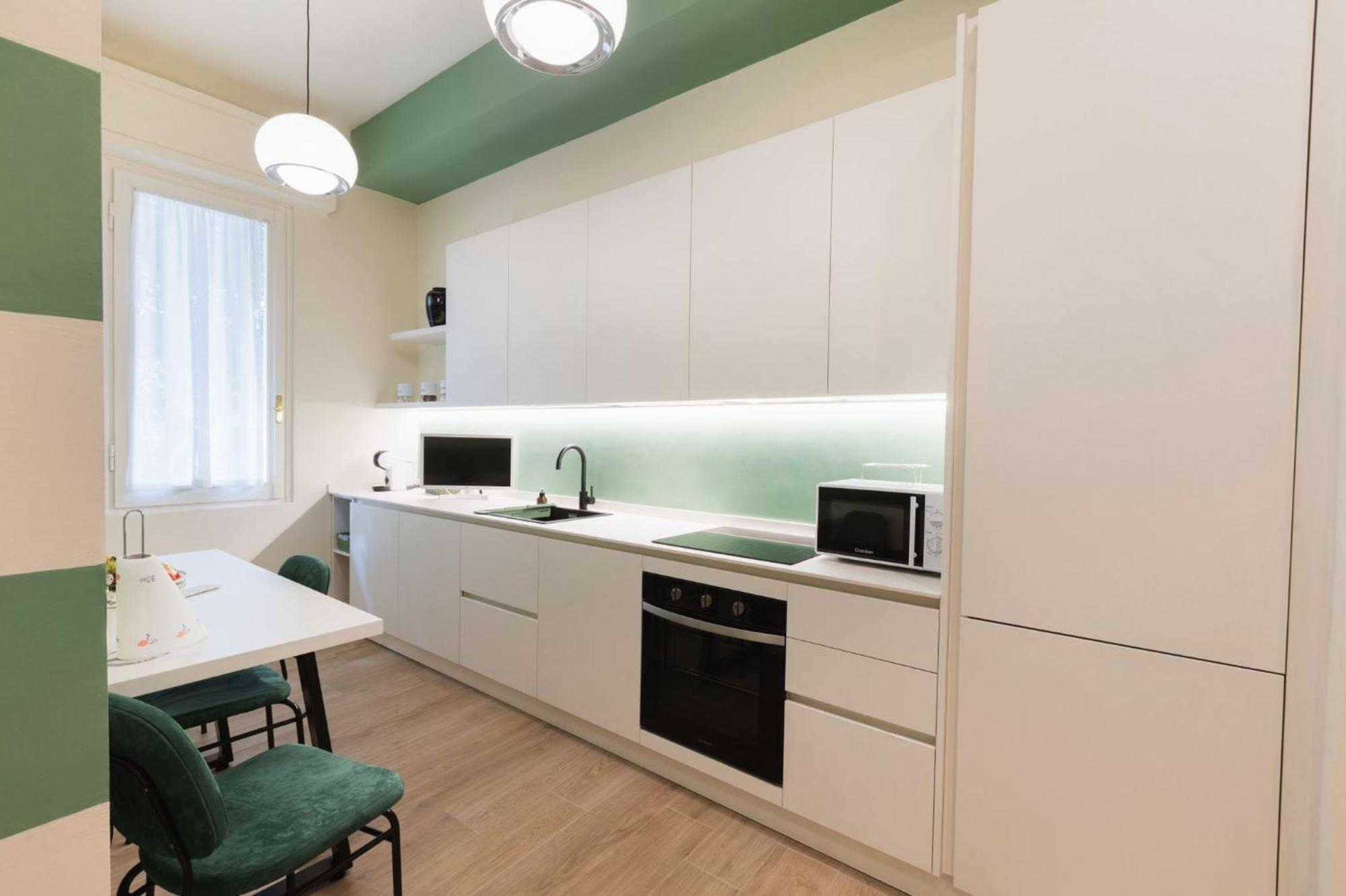 Cozy Olive Green Flat Floransa Dış mekan fotoğraf